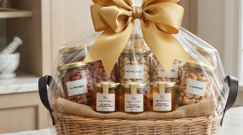 Dry Fruit Gift Basket — detail view