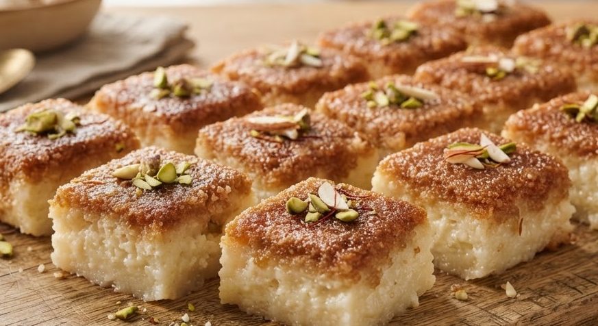 Traditional Milk Cake — detail view
